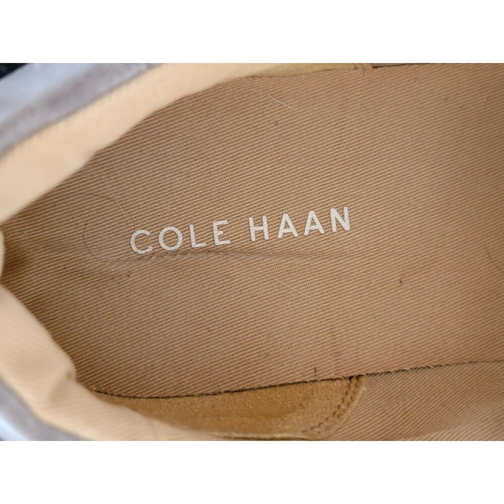 Cole Haan Vartan Sport Mens 10.5M Brown Leather & Canvas Casual Sneakers Durable - Picture 6 of 7
